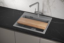 ES-5804, АЛЮМИНИУМ, кухонная мойка, кварц, ESTETICA