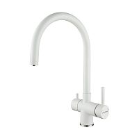 Смеситель для кухни Paulmark Heller, белый матовый, He213218-431(WH), Paulmark