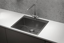 5951, СТАЛЬ САТИН, стальная кухонная мойка