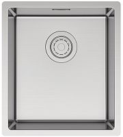 Мойка Paulmark YUNI 39 UNI, нерж. сталь, YU39-BS, брашированная нерж. сталь, 390х440мм, Paulmark