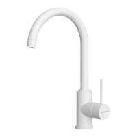 Смеситель Omoikiri Shinagawa-P-WH латунь/белый