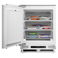 Морозильная камера MEFERI MBF82 LOW FROST LIGHT, встраиваемая под столешницу