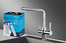 Комплект кухонный смеситель Granula 2015 Хром + Фильтр Granula