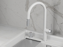 9010, АРКТИК (БЕЛЫЙ), СМЕСИТЕЛЬ КУХОННЫЙ