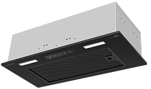 Вытяжка кухонная MEFERI INBOX60BK SENSOR COMFORT, 60 см, полновстраиваемая, черная, производительнос