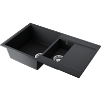 Мойка Omoikiri Daisen 86-2-BL Artgranit/черный