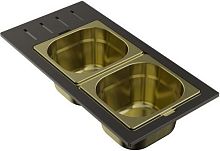 Контейнер Omoikiri DC-02-2-LG нерж.сталь/светлое золото