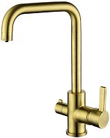 Смеситель для кухни Paulmark Logas, бронза, Lo213021-BR, Paulmark