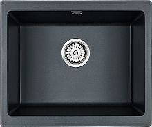 Мойка Paulmark GERA 60, IT-GRANIT, PM205546-BLM, черный металлик, 555х460, подст. мон. Paulmark