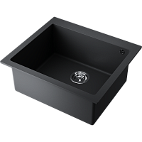 Мойка Omoikiri Bosen 57-BL Tetogranit/черный