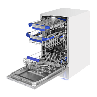 Посудомоечная машина MAUNFELD MLP45330T Smart Beam Inverter Wi-Fi с автооткрыванием и проекцией тайм