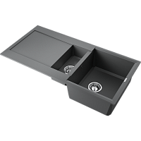 Мойка Omoikiri Sakaime 100-2-PL Tetogranit/платина