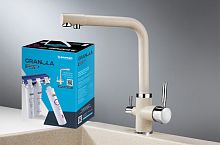 Комплект кухонный смеситель Granula 2015 Пирит + Фильтр Granula