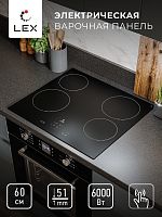 Электрическая варочная панель Lex EVH 640B BL
