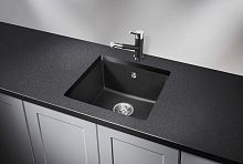 4451, ЧЁРНЫЙ, кухонная мойка, кварц