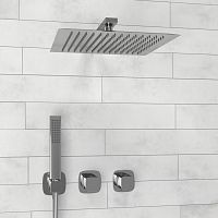 A8651.312.090.118.326.087.103  Встраиваемый комплект для душа с верхней душевой насадкой и лейкой