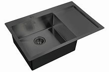 Мойка для кухни ZORG SH 7851-L GRAFIT