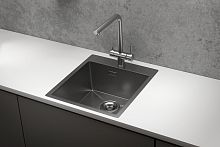 4600, СТАЛЬ САТИН, стальная кухонная мойка