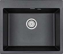 Мойка Paulmark KANTE 60, IT-GRANIT, PM106052-AN, антрацит, 600х520 мм, Paulmark