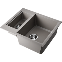 Мойка Omoikiri Sakaime 60-2-GR Tetogranit/leningrad grey