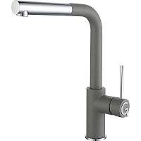 Смеситель Rivelato 1573503 grigio cromo