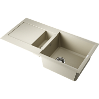 Мойка Omoikiri Sakaime 86-2-BE Tetogranit/ваниль