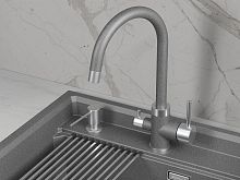 5169, ГРАФИТ, СМЕСИТЕЛЬ КУХОННЫЙ