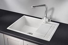 6501, АРКТИК (БЕЛЫЙ), кухонная мойка, кварц