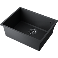 Мойка Omoikiri Tedori 54-U-BL Tetogranit/черный