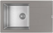Мойка Florentina "Комби" 780, серый шелк FS