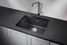 5551, ЧЁРНЫЙ, кухонная мойка, кварц