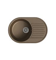 Кварцевая мойка Lex Como 740 Chocolate