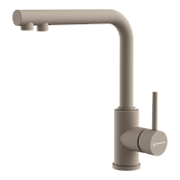 Смеситель Omoikiri Nakagawa 2 Plus-SA латунь/бежевый