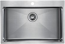 Мойка Paulmark нерж. сталь Paulmark AISI304 VELTEN 75, PM807551-BS, брашированная нерж. сталь, 750х5