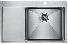 Мойка Paulmark нерж. сталь Paulmark AISI304 VELTEN 78F, PM807851-BSR, брашированная нерж. сталь, пра