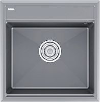 Мойка Paulmark STEPIA 50, IT-GRANIT, PM115051-GRM , серый металлик, 500х510, Paulmark