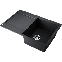 Мойка Omoikiri Daisen 78T-BL Tetogranit/черный