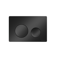 Кнопка смыва Баланс (Balance) Круг (Circle), черный матовый, CN12-001MB