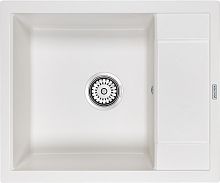 Мойка Paulmark FLUGEN 50-600, IT-GRANIT, PM216050-WH, белый, 600х500 мм, Paulmark