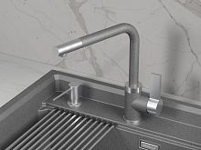 5504, ГРАФИТ, СМЕСИТЕЛЬ КУХОННЫЙ