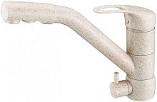 Смеситель ZorG Clean Water ZR 400 KF-12 КВАРЦ для кухонной мойки