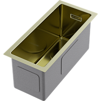 Мойка Omoikiri Taki 20-U/IF-LG нерж. сталь/светлое золото