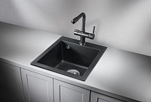 4201, ЧЁРНЫЙ, кухонная мойка, кварц