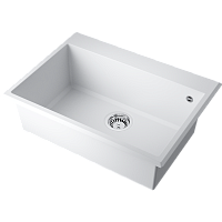 Мойка Omoikiri Tedori 68-WH Tetogranit/белый