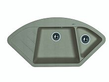 Мойка Florentina "Веста", серый шелк FG