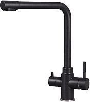 Кухонный смеситель  Kuppersberg Geo KG2385CR BLACK METAL. (8363)