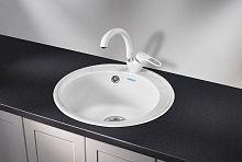 4802, БЕЛЫЙ, кухонная мойка, СтандАРТ кварц