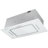 Вытяжка кухонная MEFERI INBOX60WH GLASS ULTRA, 60 см, встраиваемая, белая, стекло, производительност