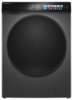 Стиральная машина с инвертором и паром MEFERI MFW101216GR COMFORT отдельностоящая серая, загрузка 10