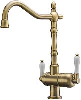 Смеситель ZorG Clean Water ZR 326 YF BR для кухонной мойки